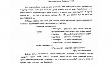 Үнэлгээний хороо байгуулах тухай