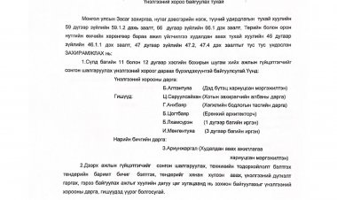 Үнэлгээний хороо байгуулах тухай