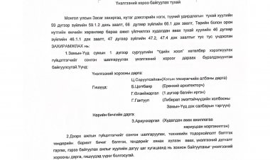 Үнэлгээний хороо байгуулах тухай