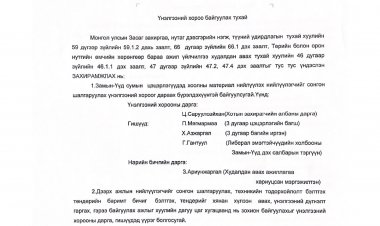 Үнэлгээний хороо байгуулах тухай