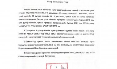 Газар эзэмшүүлэх тухай