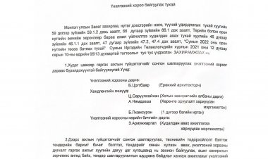 Үнэлгээний хороо байгуулах тухай