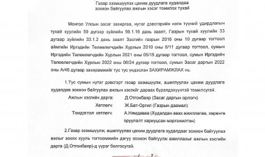 Газар эзэмшүүлж ашиглуулах цахим дуудлага худалдаа зохион байгуулах ажлын хэсэг томилох тухай