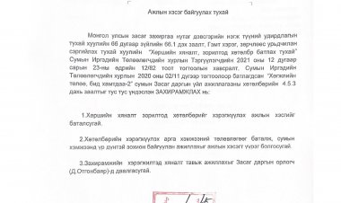 Ажлын хэсэг байгуулах тухай