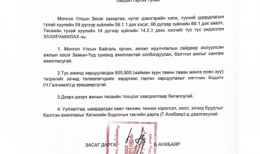 Зардал гаргах тухай