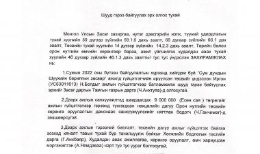 Шууд гэрээ байгуулах эрх олгох тухай