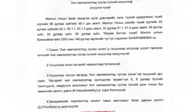 Хил хамгалалтад туслах хүчний гишүүнээр элсүүлэх тухай