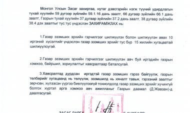 Газар эзэмших эрх шилжүүлэх тухай
